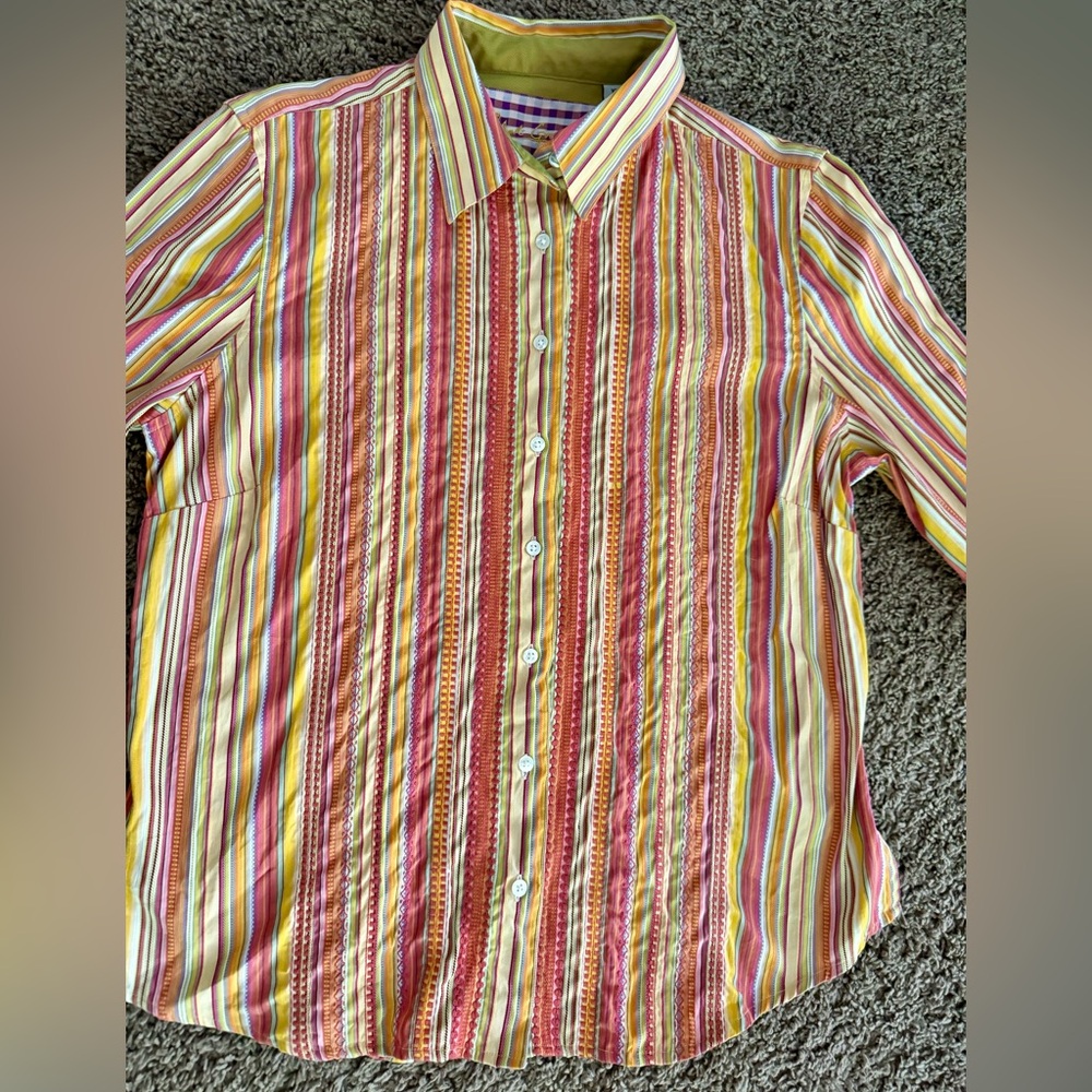 Robert Graham embroidered button up x large